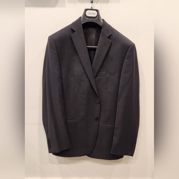 HP ⭐️ Calvin Klein Two-Piece Suit, Charcoal Grey, Size US 40 R - Picture 2 of 12